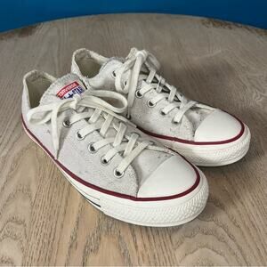 Converse Chuck Taylor All Star Low Sparkle Sneakers Shoes Women’s 8